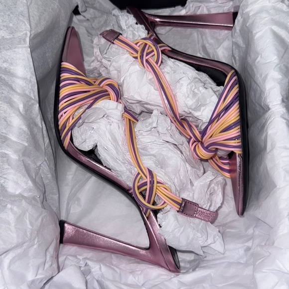 Saint Laurent Scoubi 105 Strappy Sandal size 38 - Picture 7 of 8